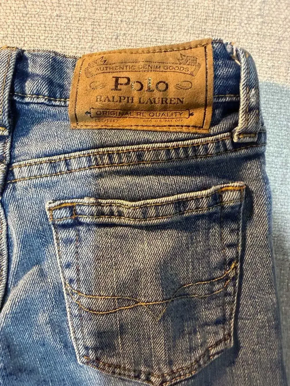 Polo Ralph Lauren The Hampton Straight Kids Denim Jeans Size 6